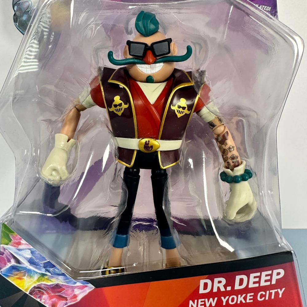 Jakks Sonic Prime Dr Deep Action Figure Kids 5in Maroon New Articulated Netflix